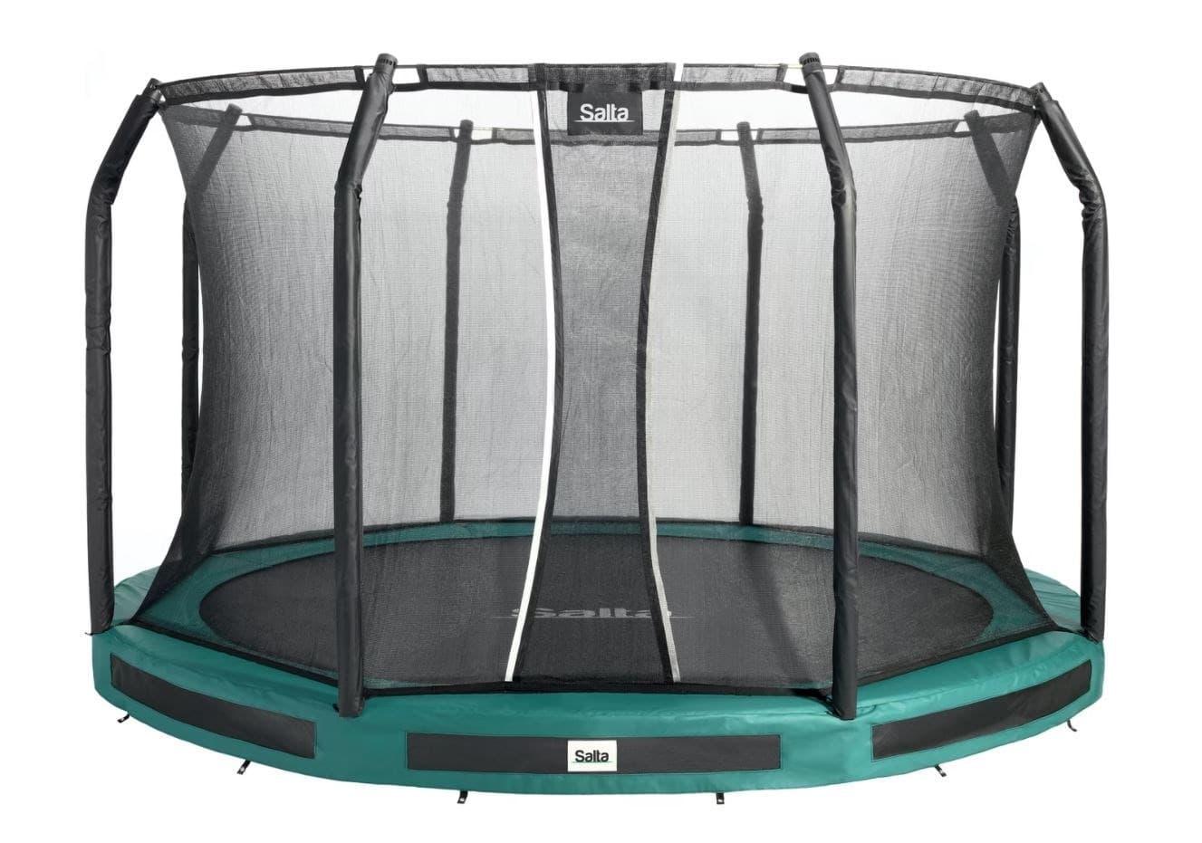Trampolina ogrodowa Premium Ground Combo 427cm zielona
