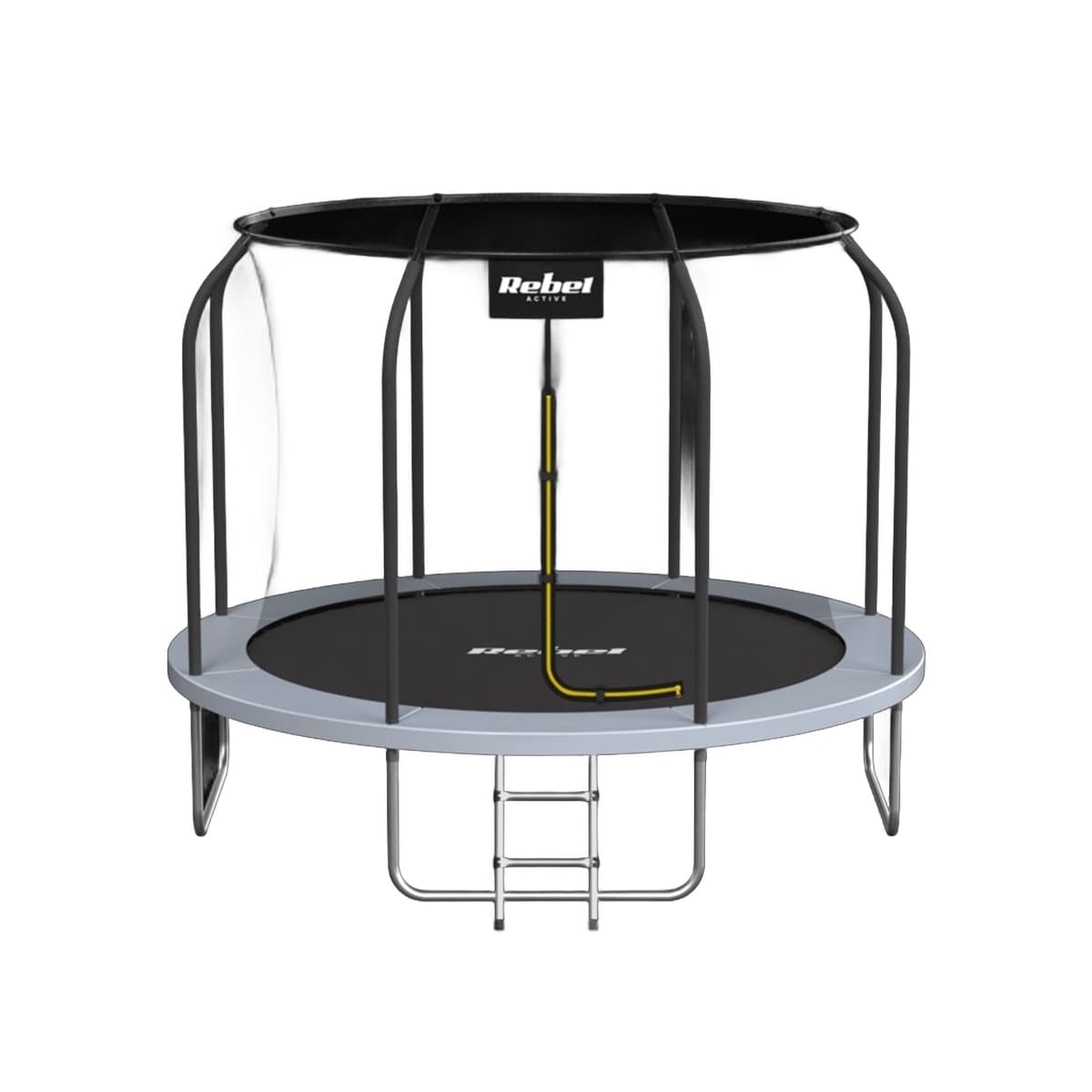 Trampolina Rebel Active PRO 12ft/366 cm z siatką i drabinką