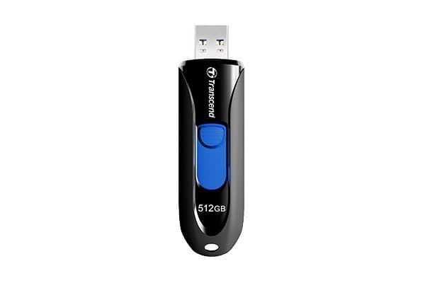 Transcend Pamięć USB JetFlash 790 512 GB Czarno-Biała
