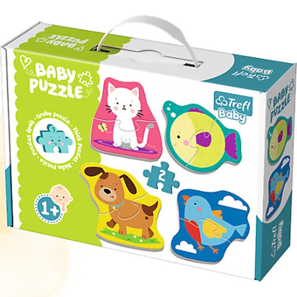 TREFL Puzzle Baby Classic Zwierzątka - pierwsze puzzle