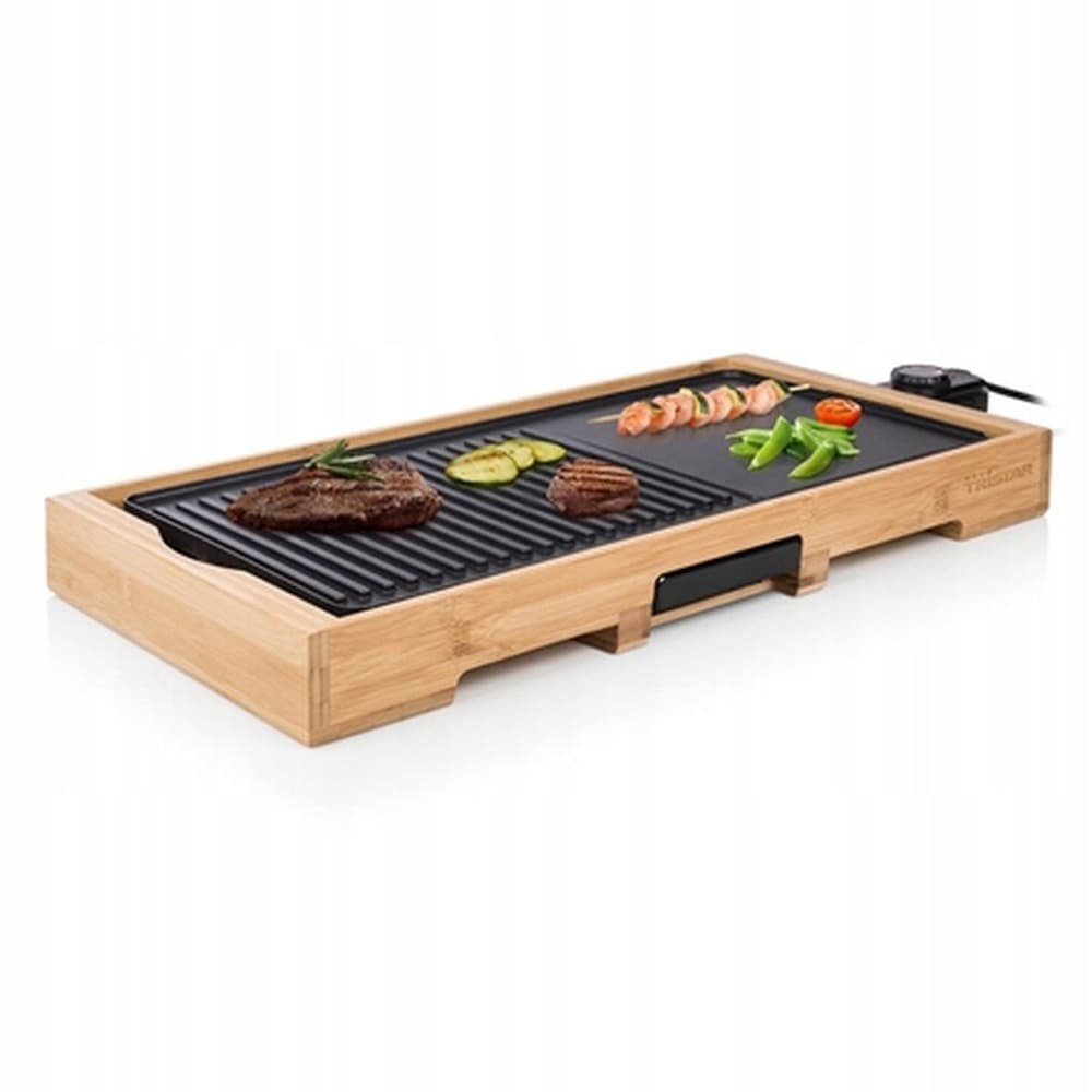 Tristar Grill Elektryczny BP-2641 2200W Bambus Czarny