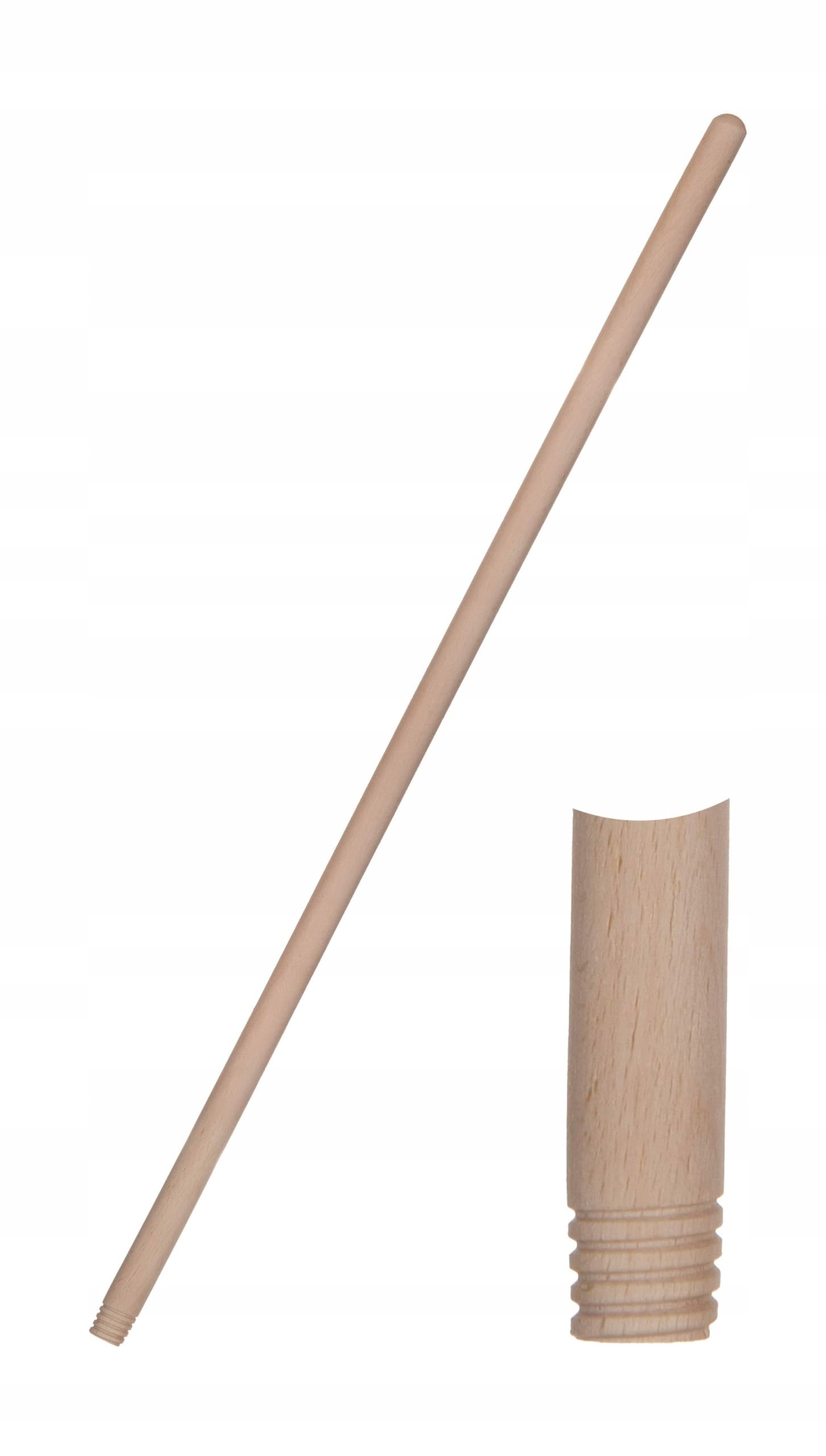 Trzonek drewniany gwintowany 150 cm