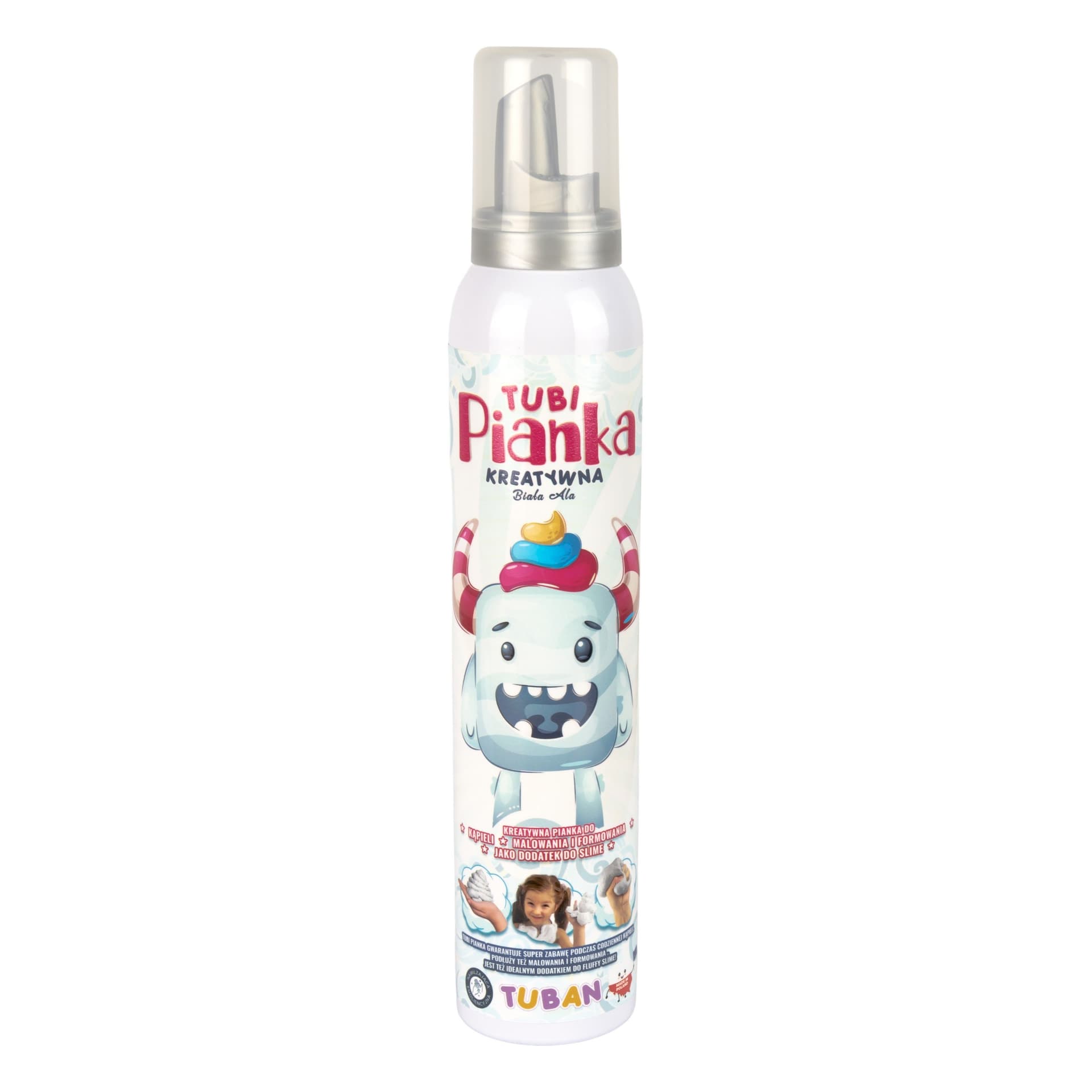 Tubi Pianka do kąpieli biała 200 ml