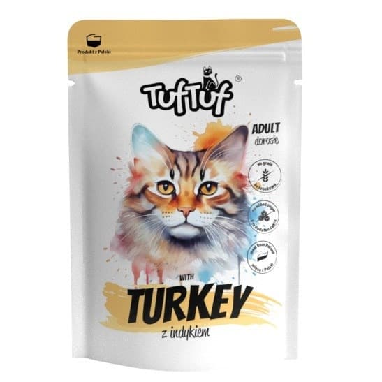 Tuf Tuf Mielonka z indykiem dla kota 300g