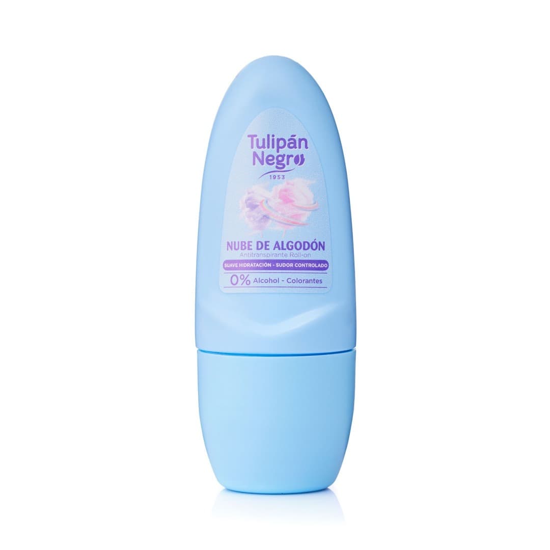 Tulipan Negro Dezodorant w kulce z bawełną i talkiem - 50ml - Ochrona i komfort przez cały dzień