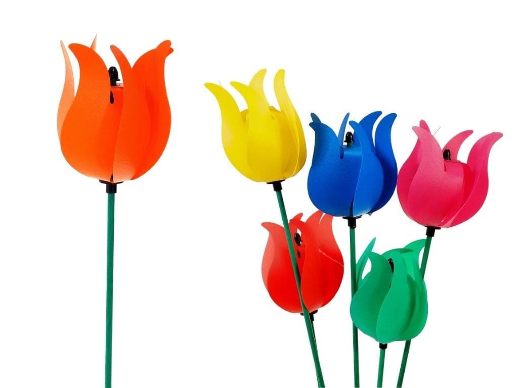 Tulipan ozdobny na druciku 45 cm mix kolorów