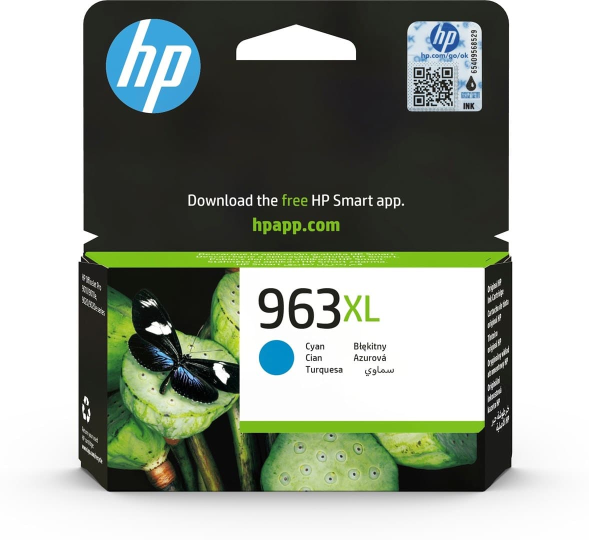 Błękitny Tusz do drukarki HP 963XL