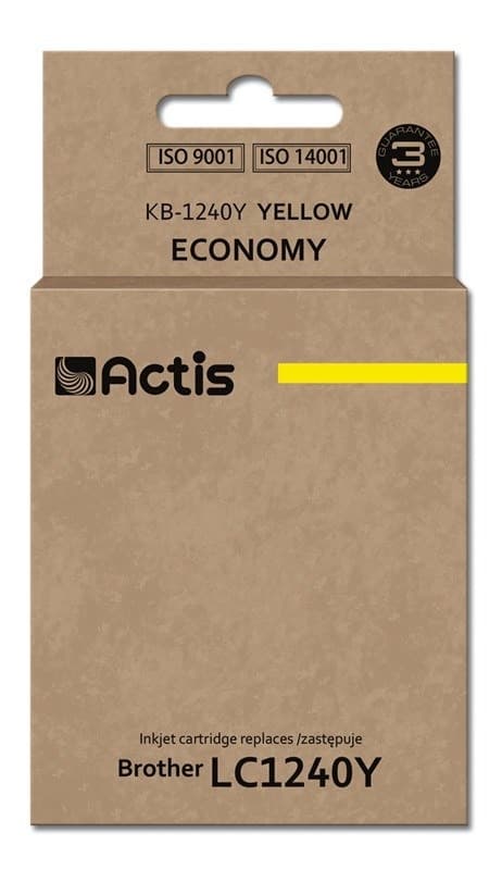 Tusz zamiennik Actis żółty do Brother LC1240Y LC1220Y 19 ml