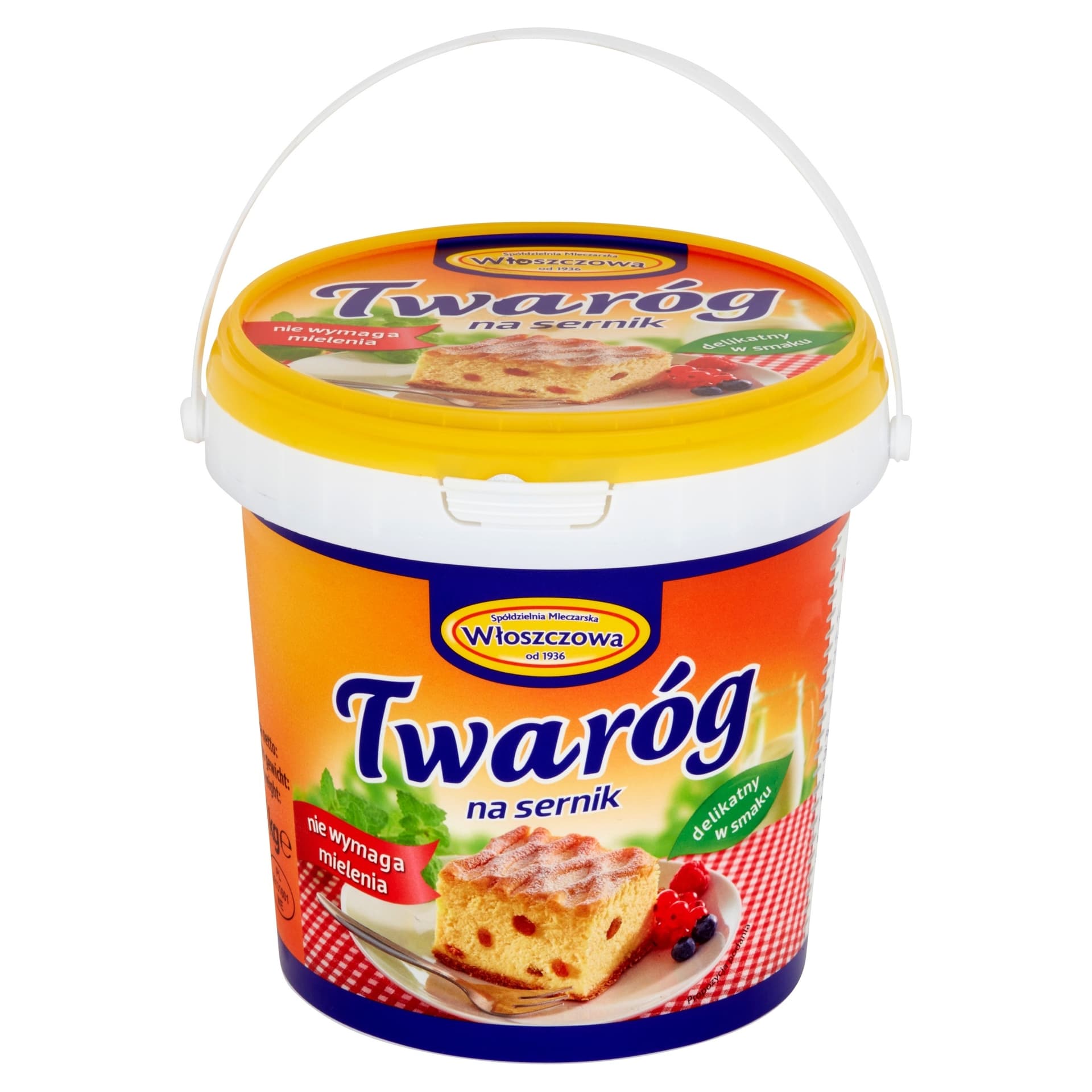 Twaróg na sernik Włoszczowa 1kg