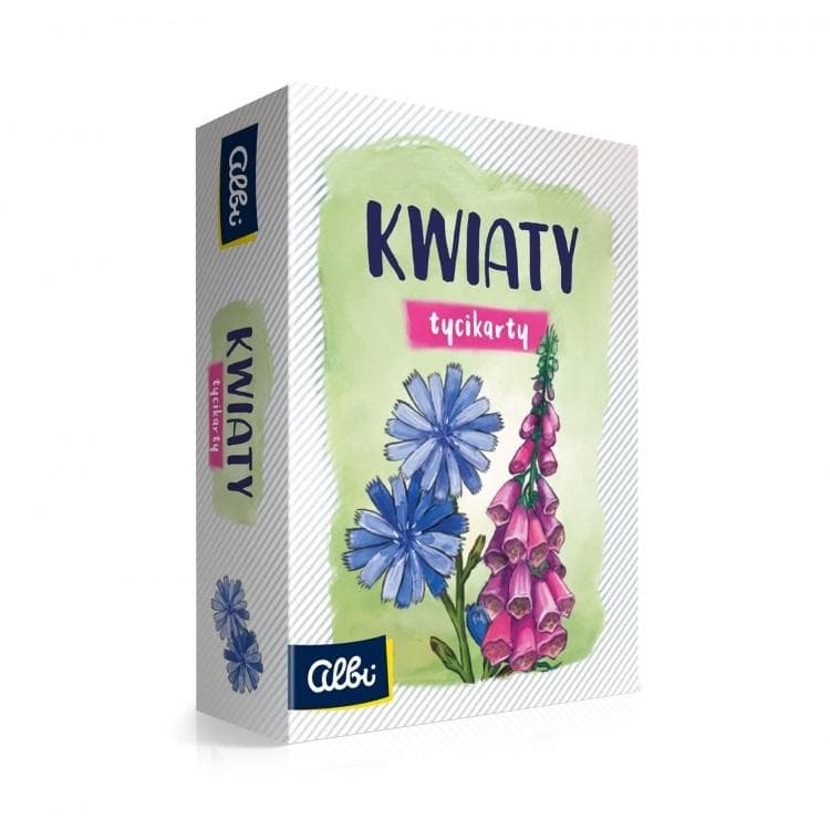 Albi Gra Karciana Tycikarty Kwiaty Edukacyjna