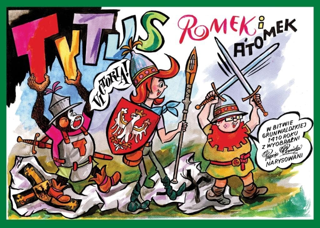 Tytus Romek i A'Tomek w bitwie grunwaldzkiej z wyobraźni Papcia Chmiela wydanie 2025