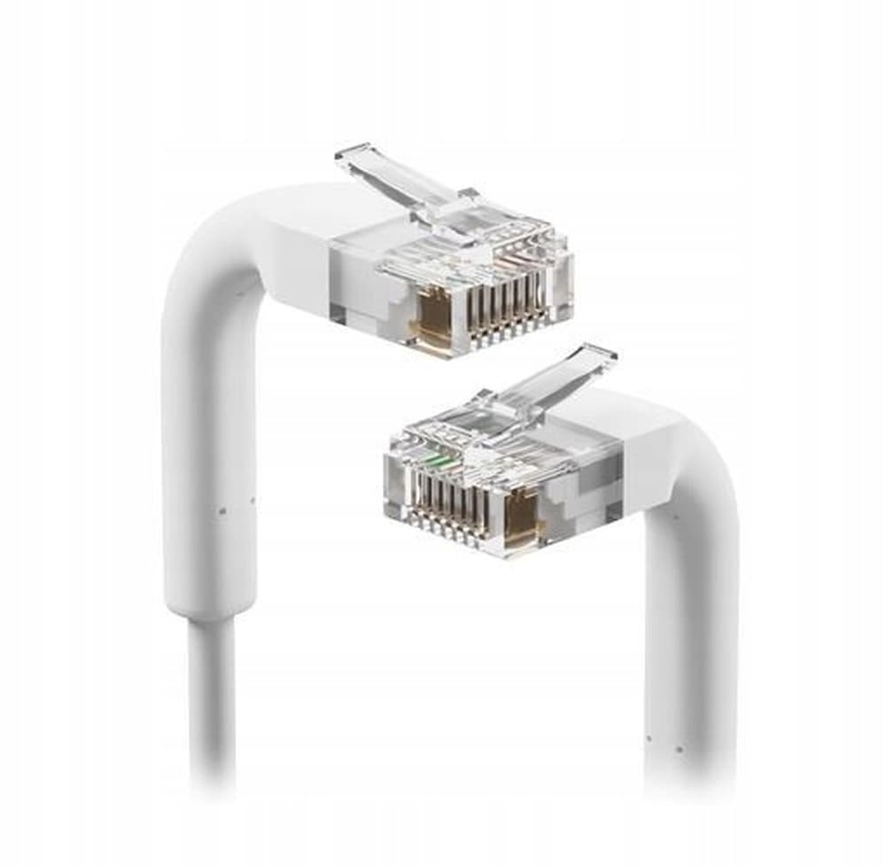Ubiquiti Kabel sieciowy patchcord zewnętrzny Cat6a 15 m biały