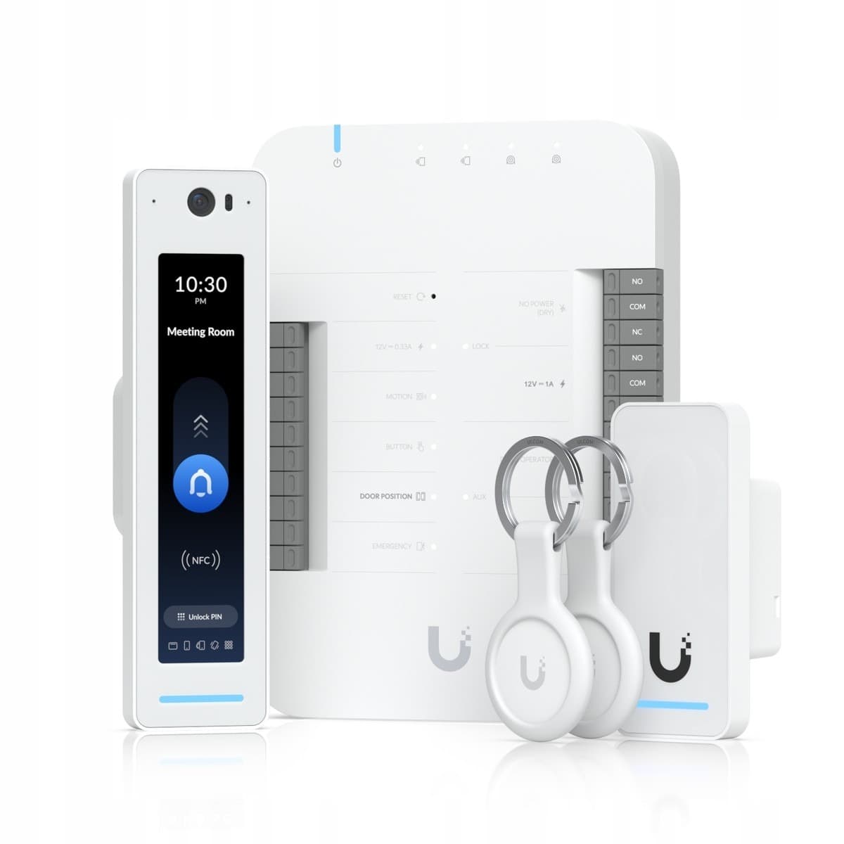 Ubiquiti UniFi System Ochrony Dostępu G2 Starter Kit Srebrny
