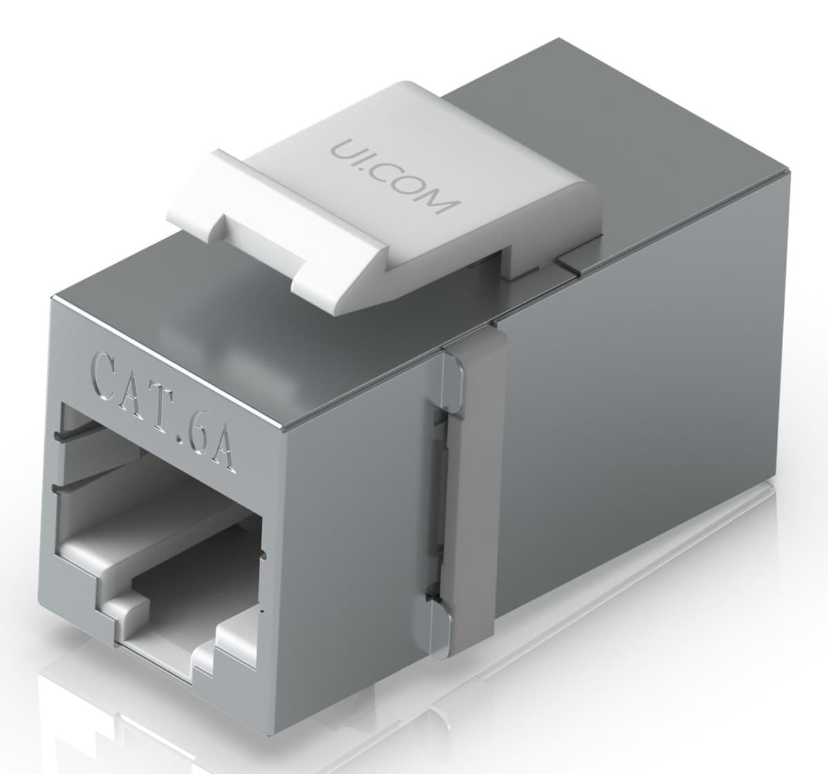 Ubiquiti UACC-Keystone-Coupler-C6A - Złączka Keystone RJ-45 Cat6a, Stal Nierdzewna, 12 szt.