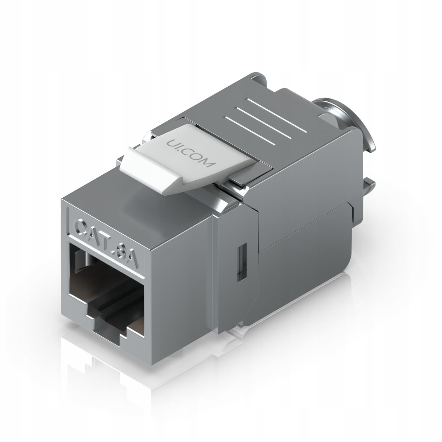 Ubiquiti UACC-Keystone-Jack-C6A - Złącze Keystone RJ-45 Cat6a, metaliczne, 12 szt.