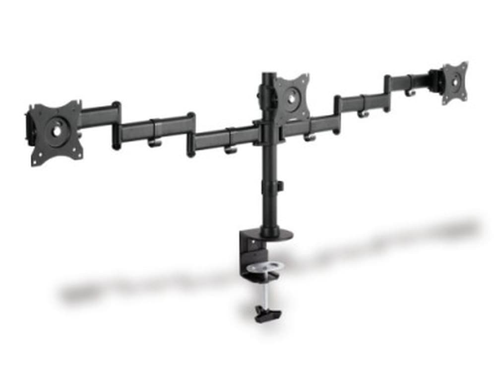 Uchwyt biurkowy do monitora DIGITUS TIS 49", 2-przegubowy, czarny, do 20 kg