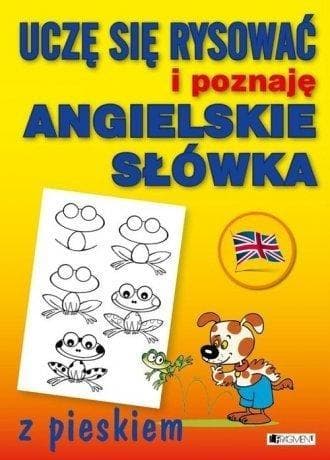 Książka do nauki rysowania i angielskich słówek