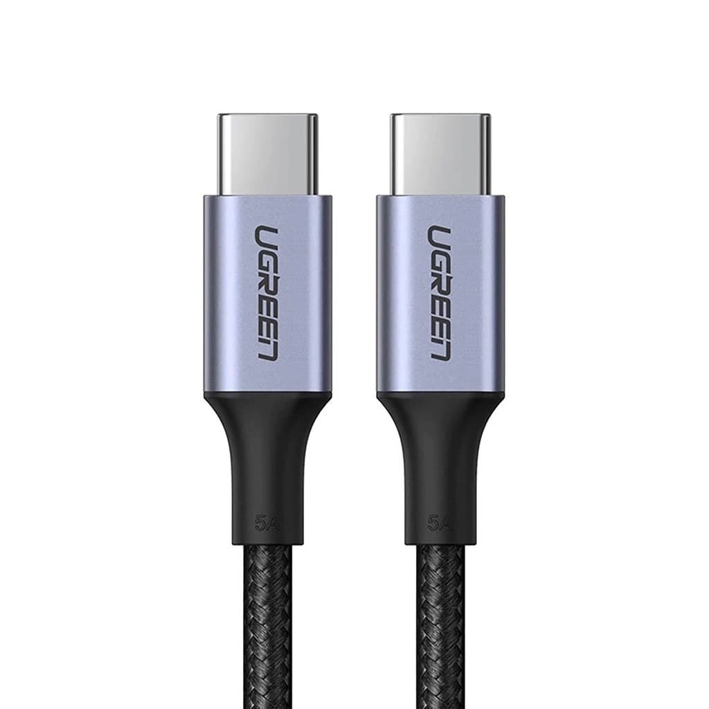 Kabel Ugreen USB-C do USB-C 100W 5A 3m szary