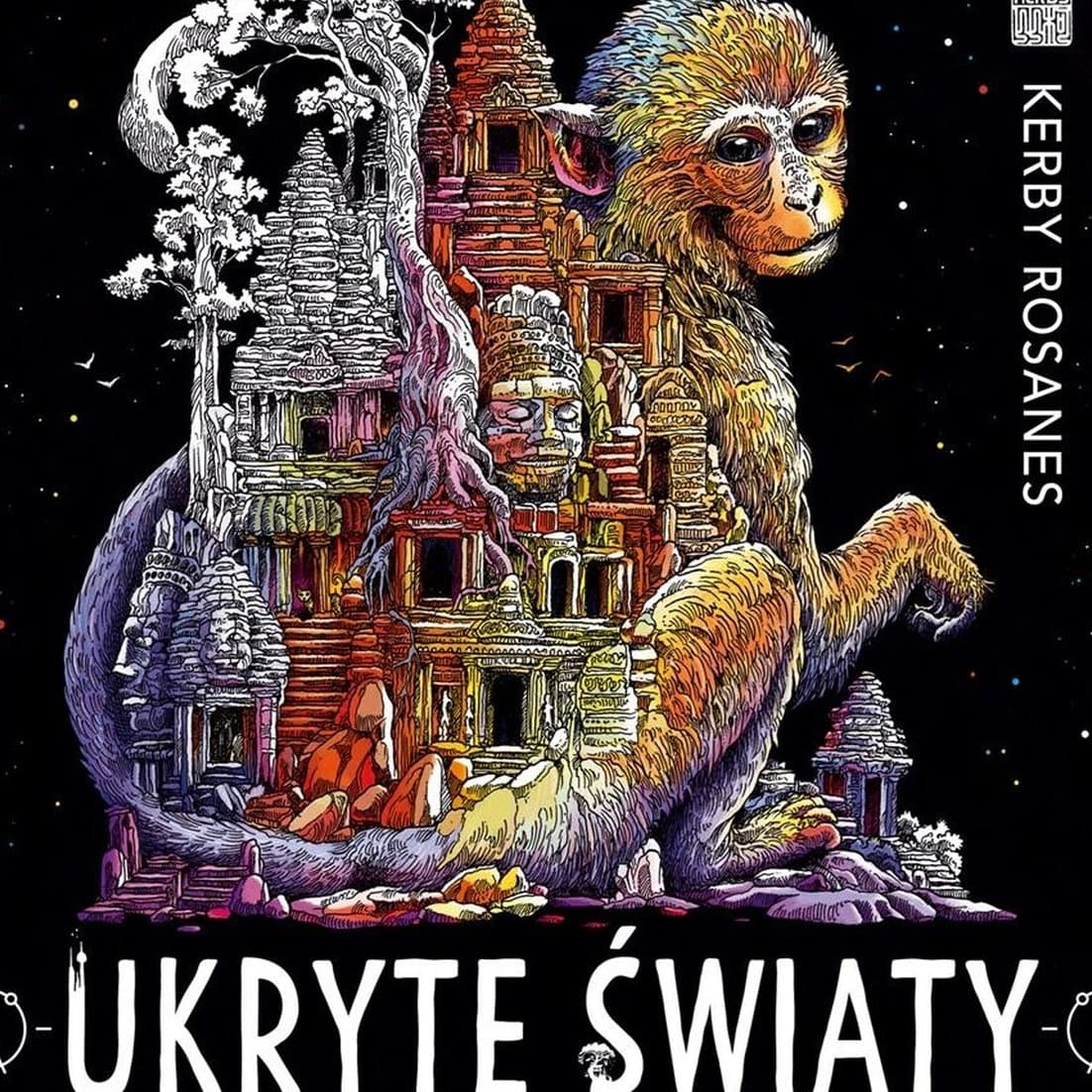 Ukryte światy. Pokoloruj niezwykłe krainy. Kolorowanka dla dorosłych wyd. 2024