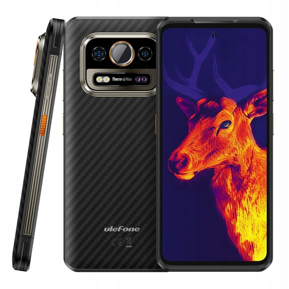 Ulefone Armor 25T 8GB/256GB Frost Black - Wytrzymały smartfon z kamerą termowizyjną