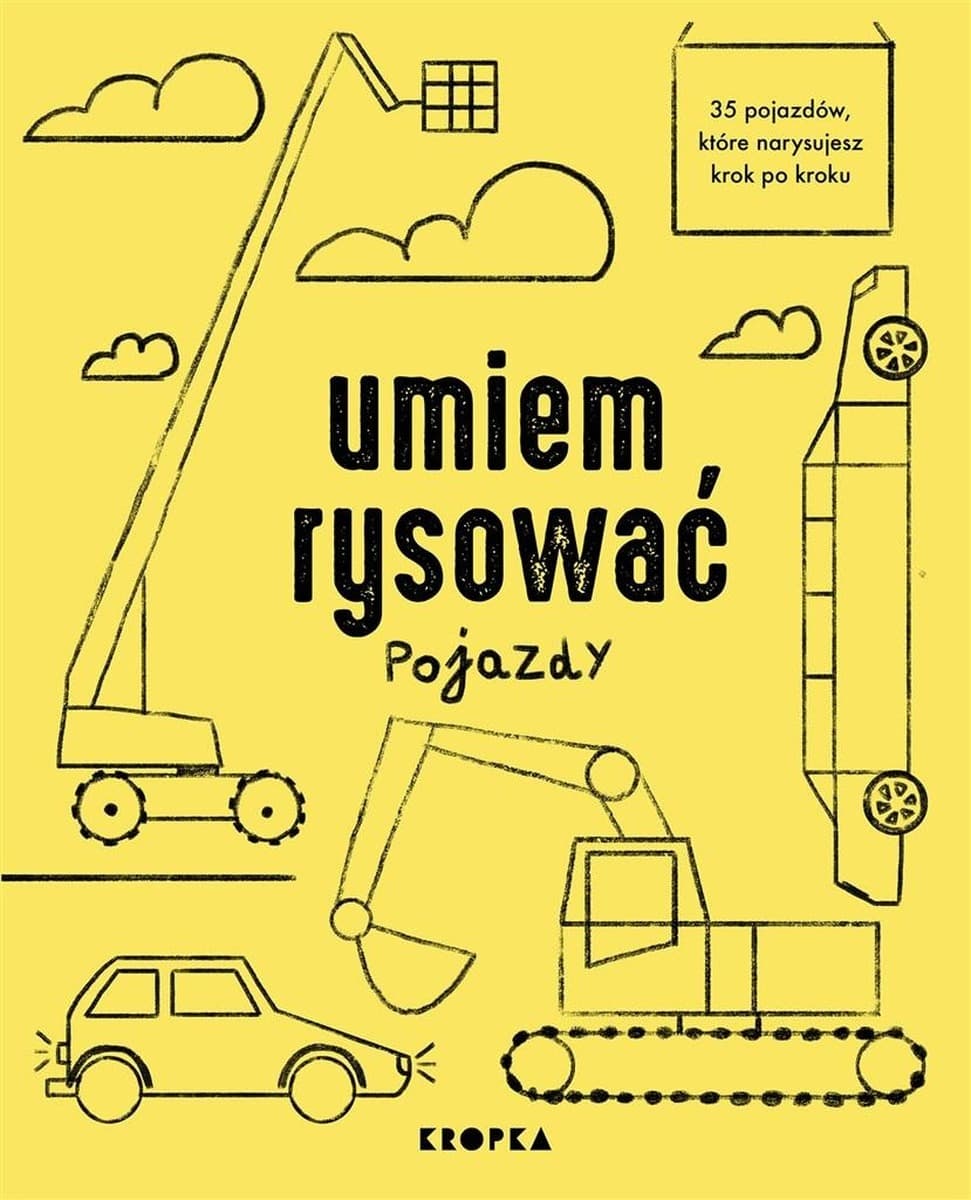 Umiem rysować pojazdy - książka do nauki rysowania