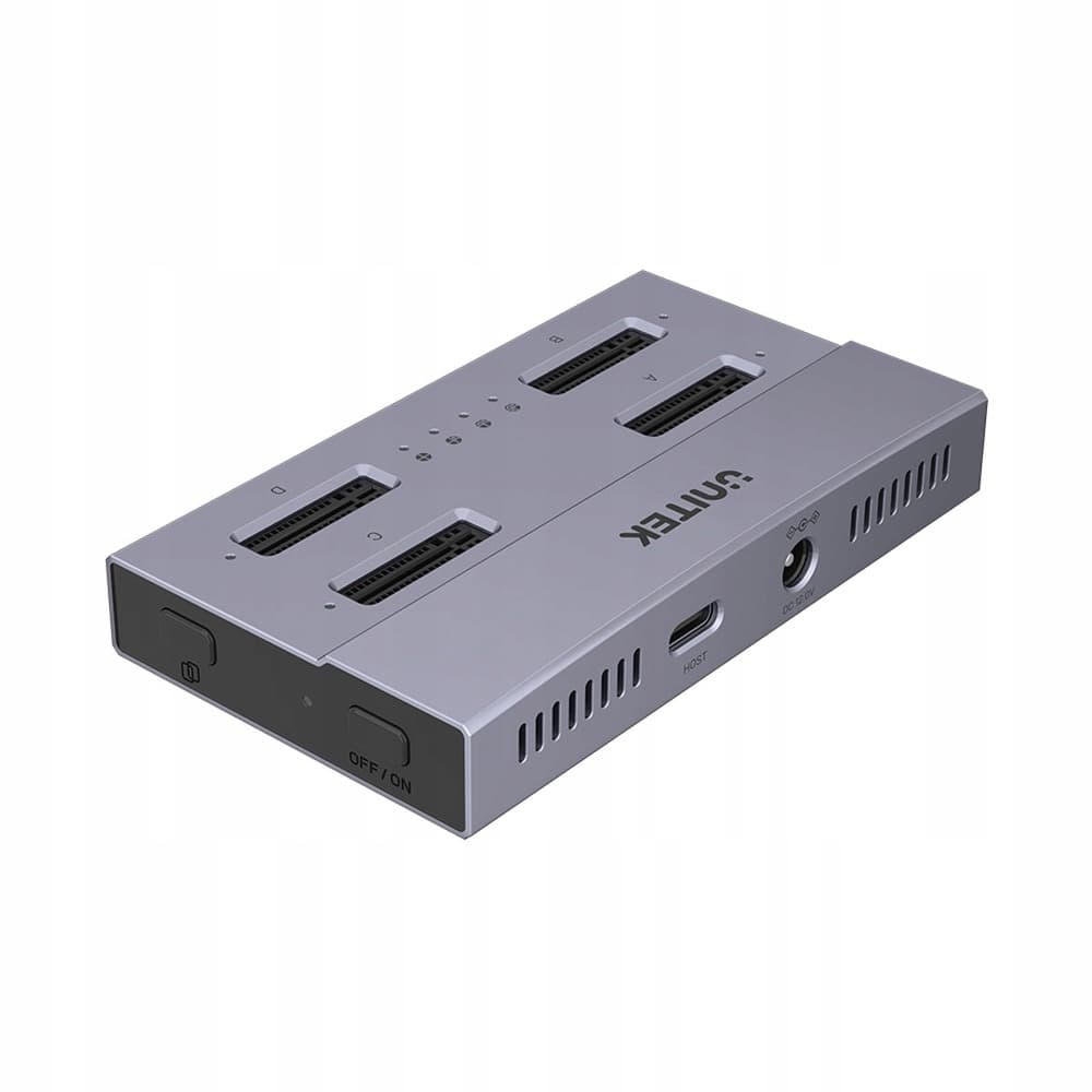 Unitek USB4 Stacja Dokująca/Klonująca M.2 SSD (4 kieszenie)