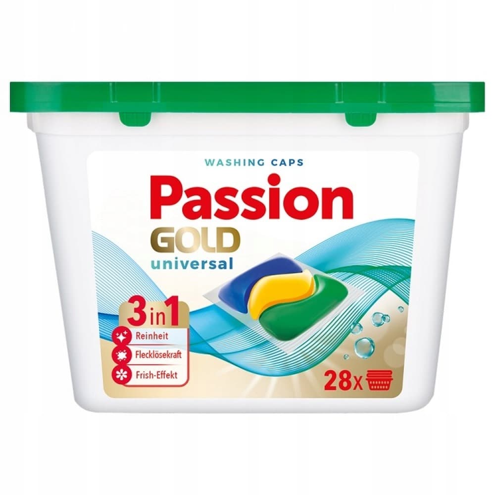 Uniwersalne kapsułki do prania Passion Gold 3w1 28 szt.