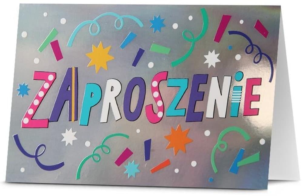 Uniwersalne zaproszenia okolicznościowe z kopertami 5 szt