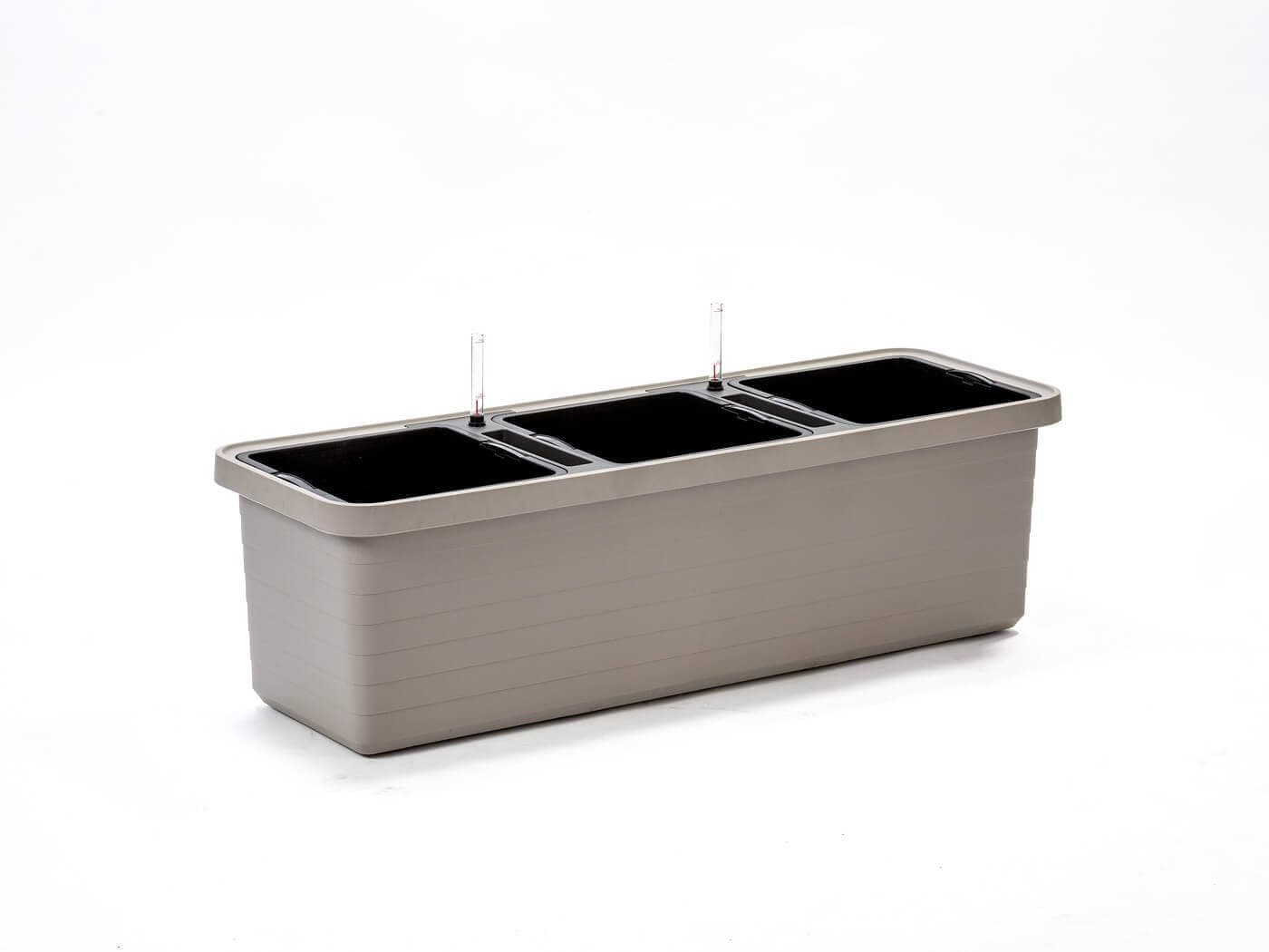 URBALIVE BERBERIS TRIO Donica samonawadniająca 117 x 39 cm, jasnoszary