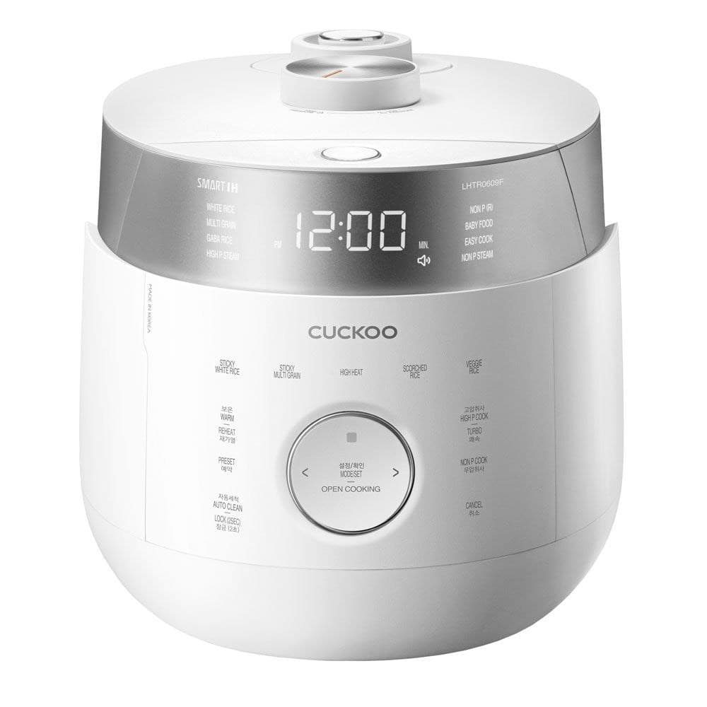 Urządzenie do gotowania ryżu Cuckoo CRP-LHTR0609F, 1,08 l, Ciśnienie indukcyjne, Białe