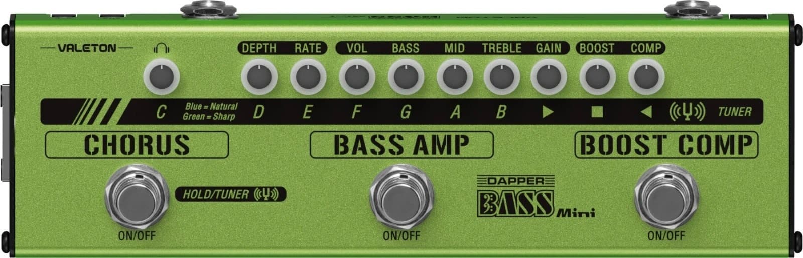 Valeton Dapper Bass Mini - multiefekt basowy kompaktowy pedał