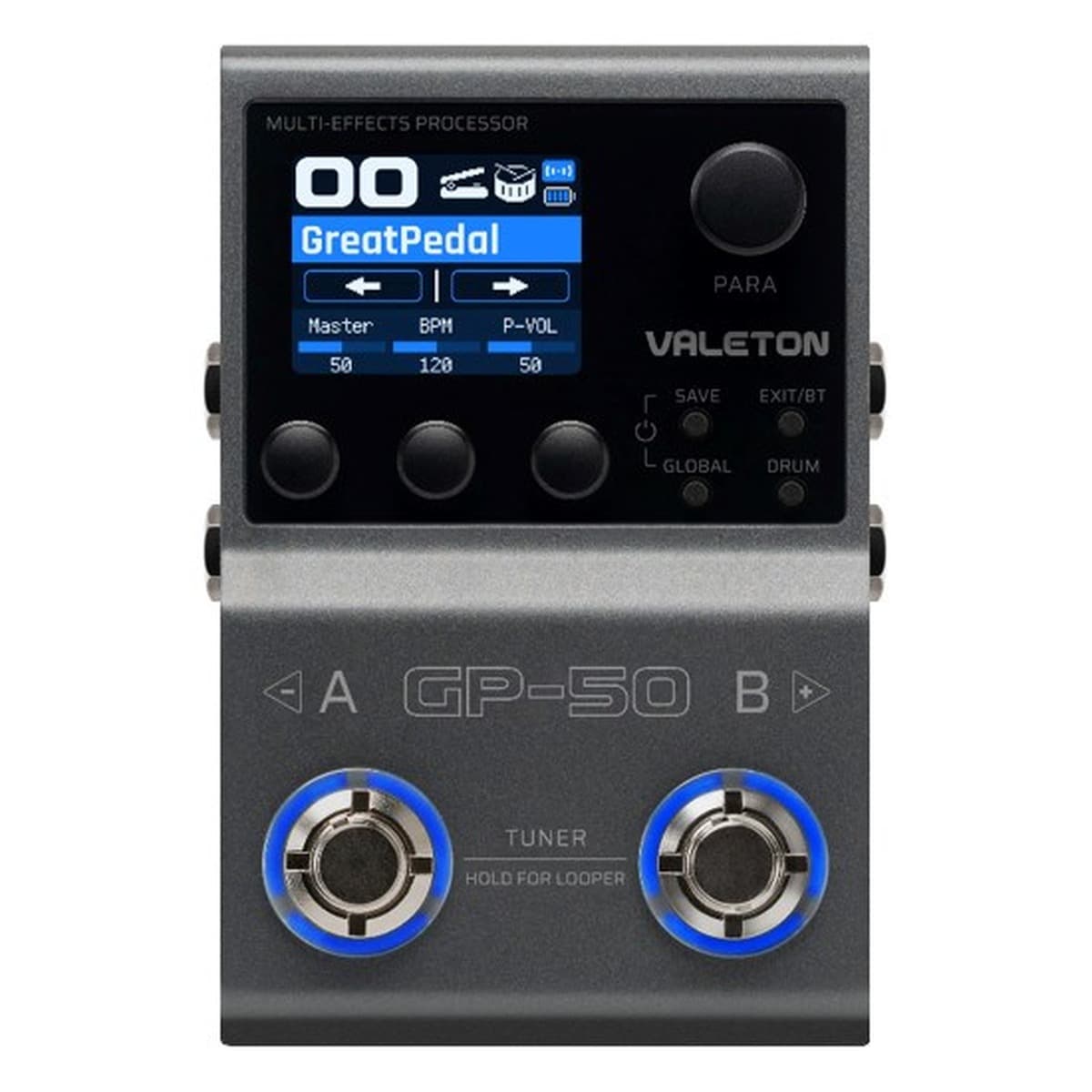 VALETON GP-50 Multiefekt gitarowy z 50 presetami