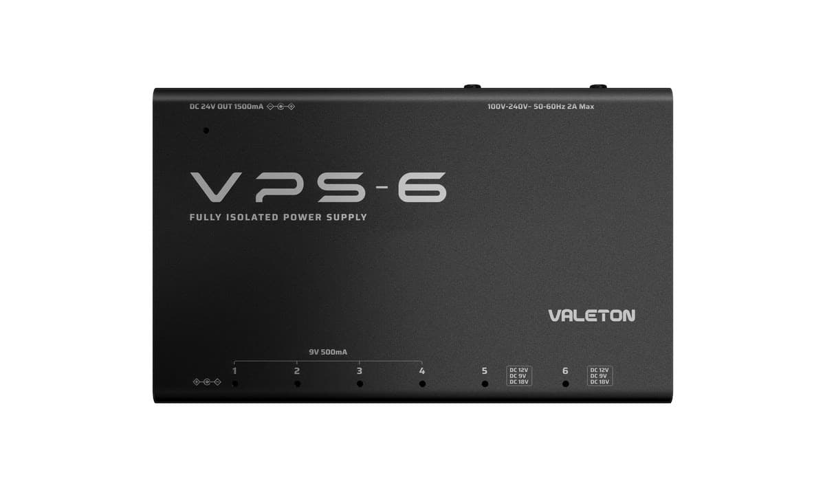 Valeton VPS-6 Zasilacz do efektów gitarowych 6 wyjść 9V DC