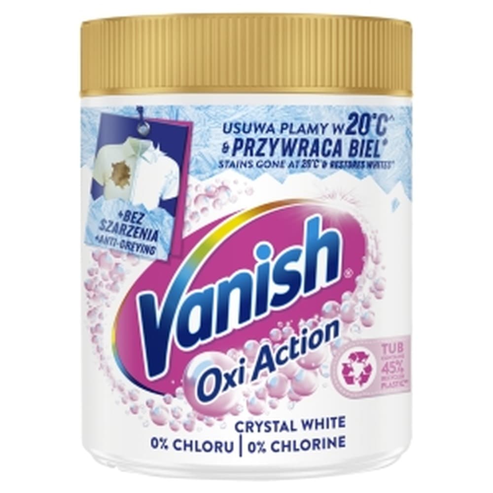 Vanish Oxi Action odplamiacz do tkanin białych 470 g