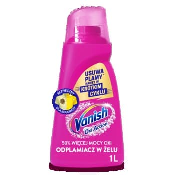 Vanish Żel do tkanin Kolorów odplamiacz 1 Litr