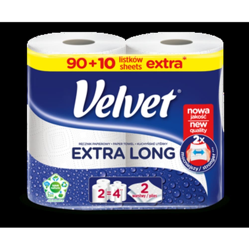Velvet Ręczniki Kuchenne Extra Long 2 rolki