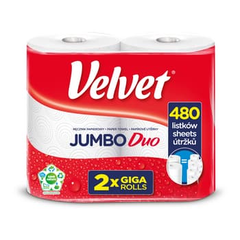 R- Velvet Ręczniki Kuchenne Jumbo Duo 2 rolki