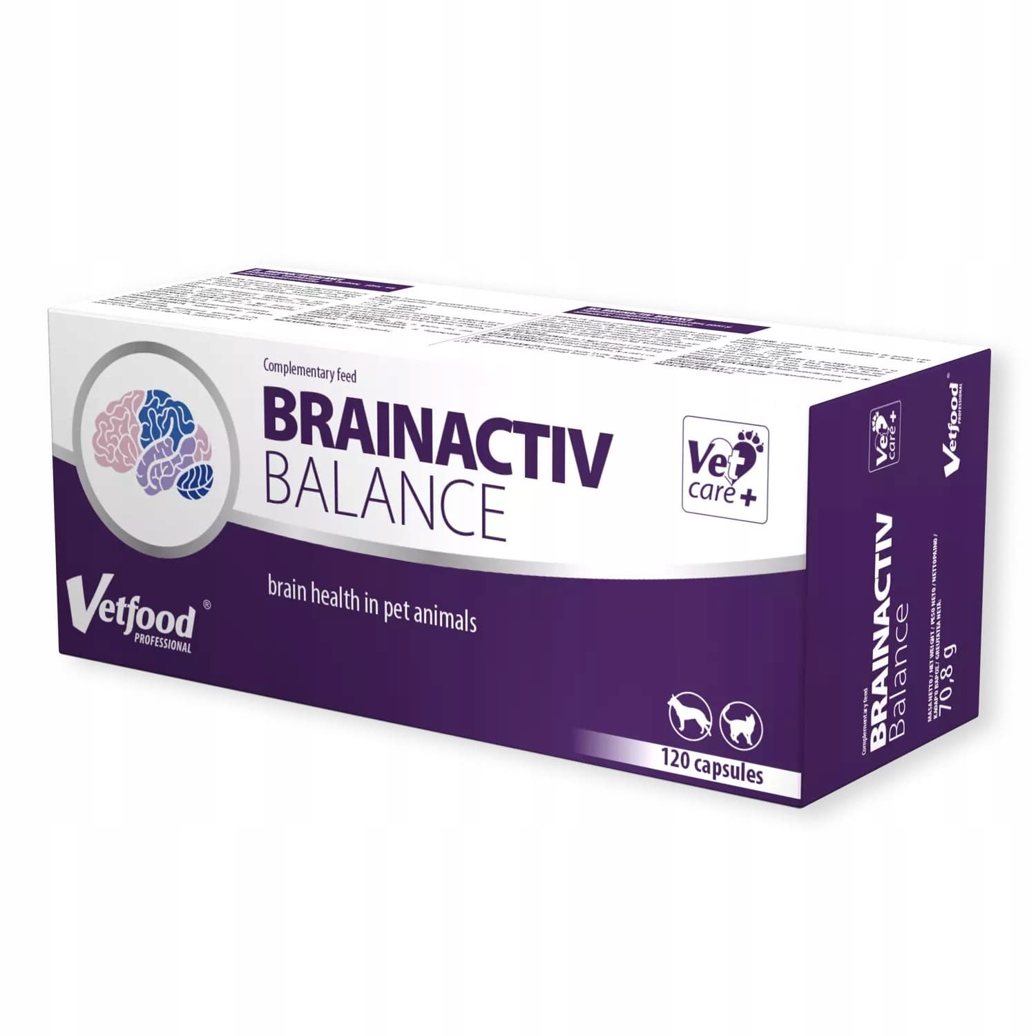 Vetfood Brainactiv Balance dla psów i kotów - 120 kapsułek
