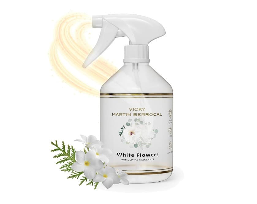 Vicky Martín Berrocal White Flowers - Odświeżacz powietrza 500ml - Białe kwiaty, cedr, czarna porzeczka