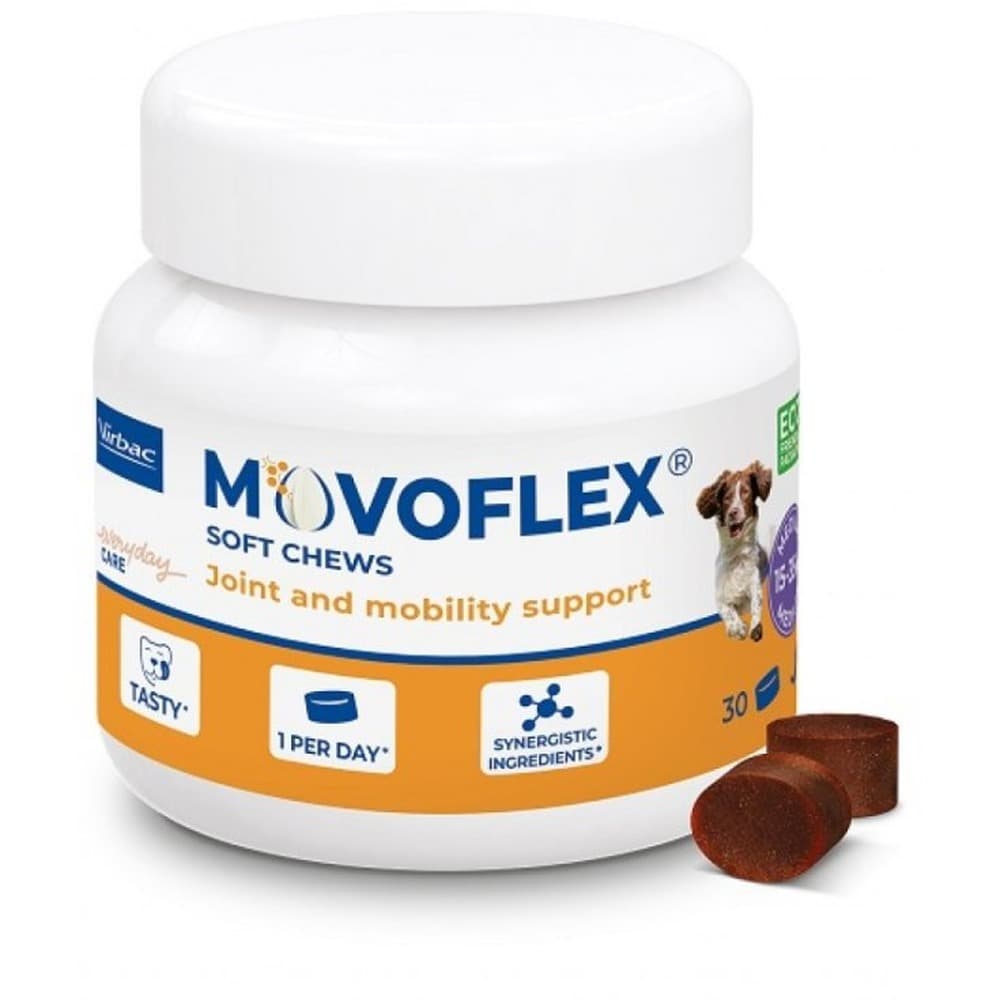 VIRBAC MOVOFLEX M - Krokiety na stawy dla psów średnich ras