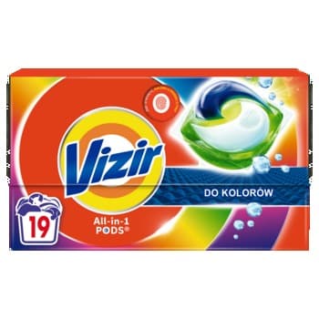 Vizir Kapsułki do prania do koloru 19 szt.