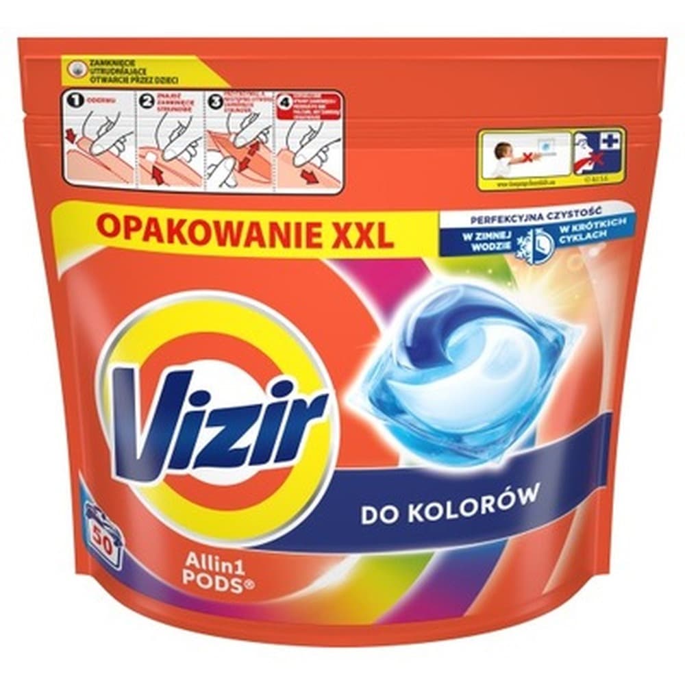 Vizir Kapsułki do prania Kolor 22 sztuki