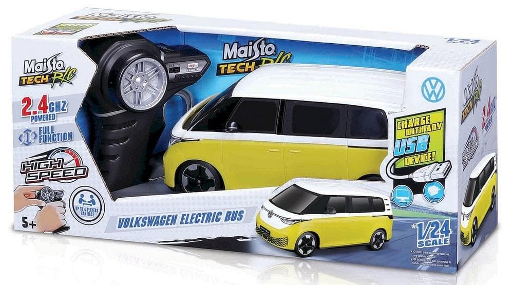 Volkswagen Electric Bus zdalnie sterowany model 1:24