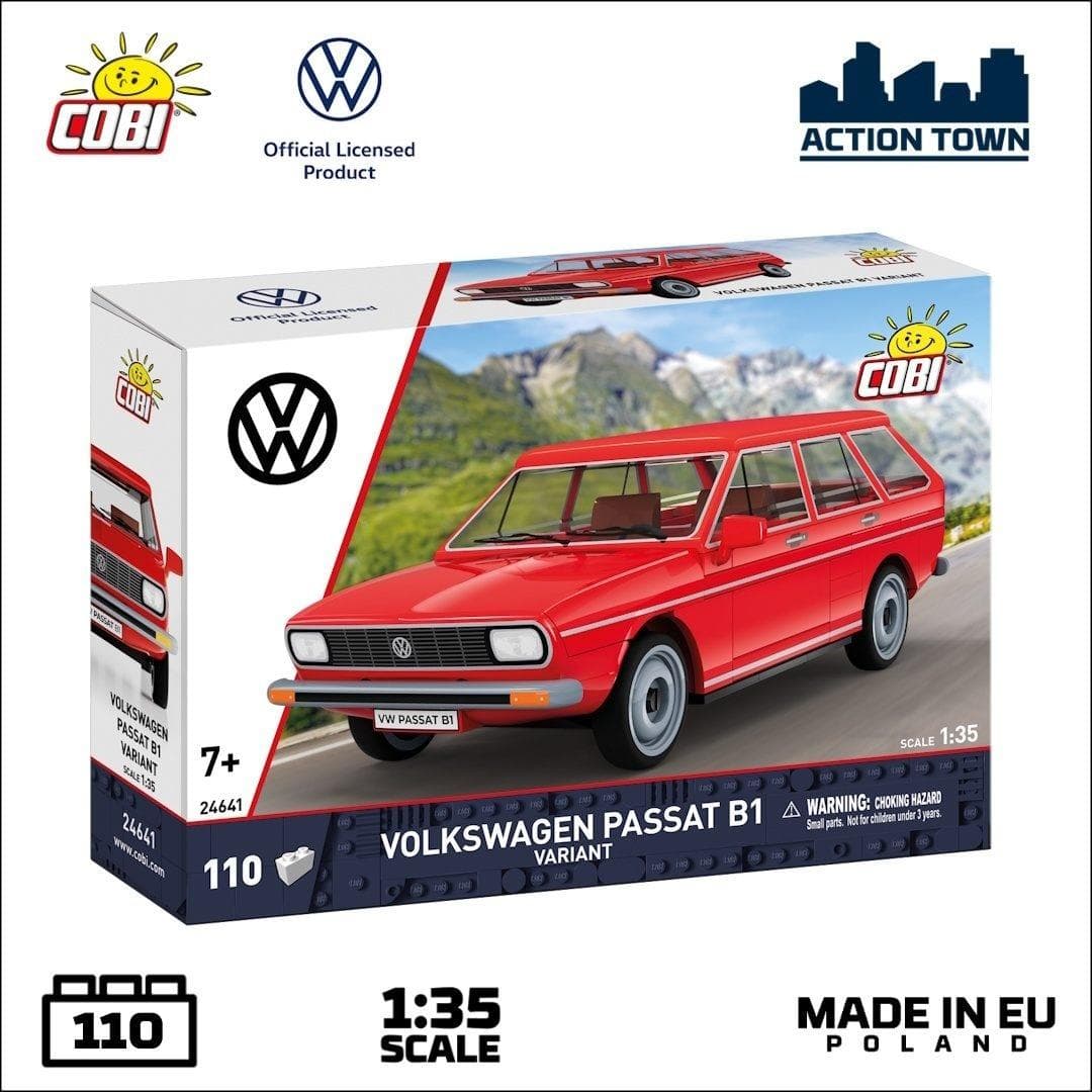 Volkswagen Passat B1 Variant klocki konstrukcyjne 110 elementów skala 1:35