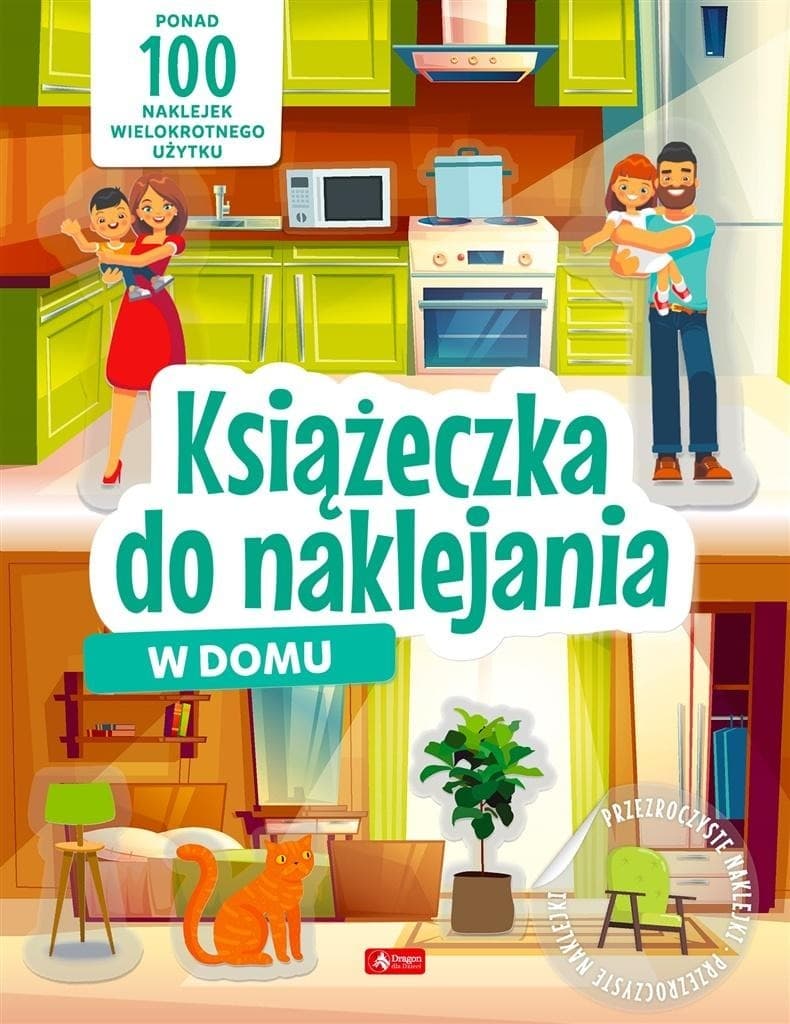 W domu. Książeczka do naklejania dla dzieci