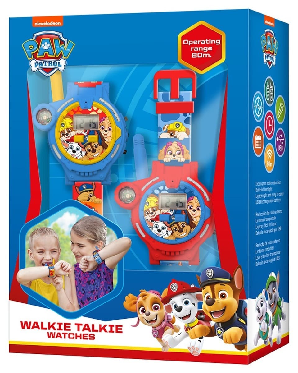 Walkie Talkie Paw Patrol z zegarkiem PW19911