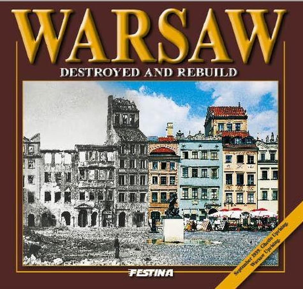 Warszawa zburzona i odbudowana album wersja angielska