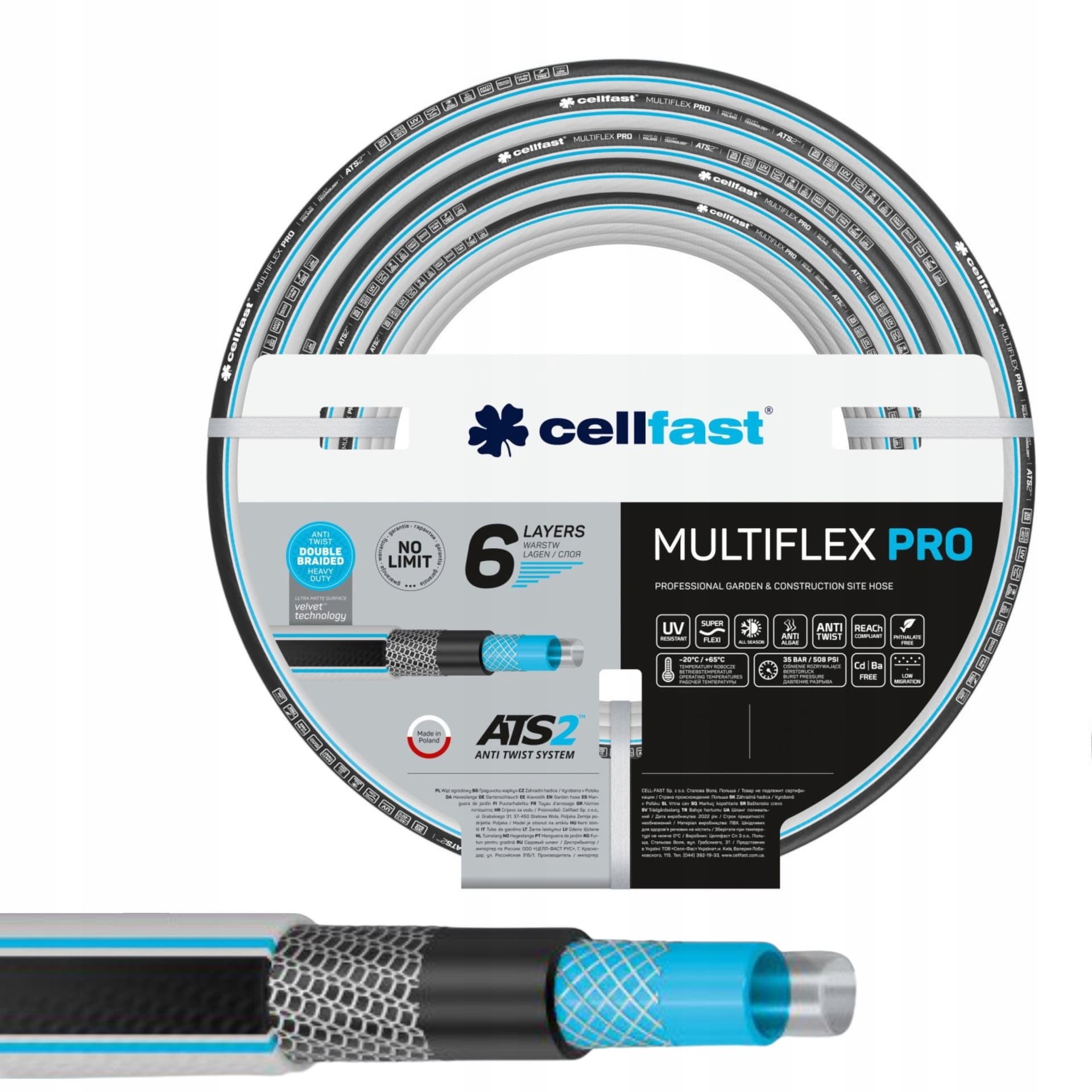 Wąż ogrodowy C.WĄŻ MULTIFLEX PRO ATS2 3/4" 20m