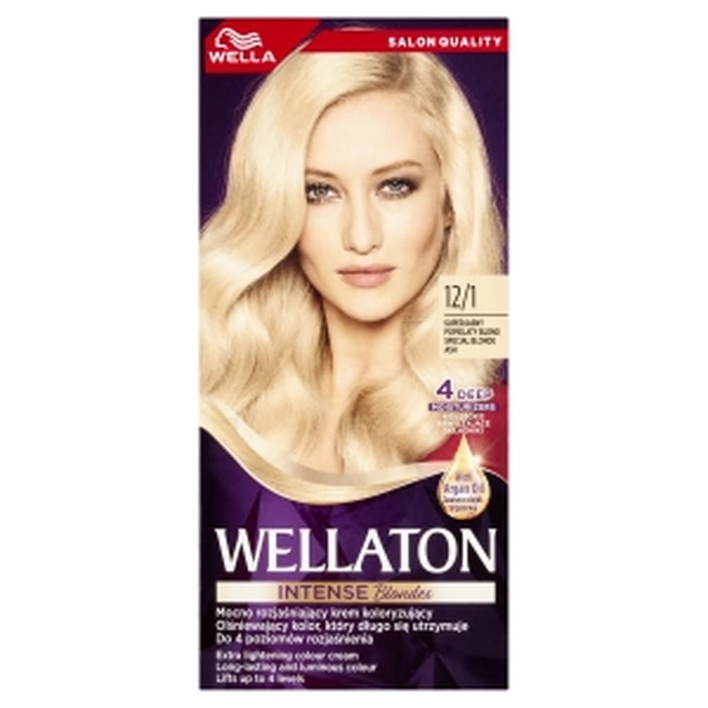 Wellaton Krem Koloryzujący do Włosów 12/1 Super Jasny Popielaty Blond