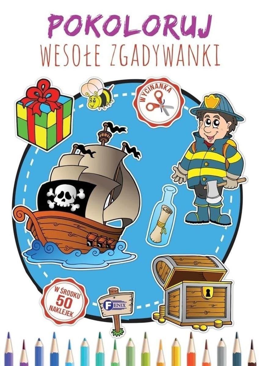 Wesołe zgadywanki. Pokoloruj dla dzieci